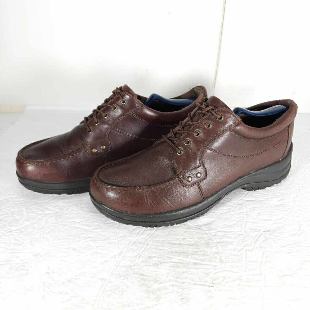 Dansko Men's Wyatt EU43 US9,5-10 Brown Full Grain Leather Lace-Up Oxford Shoes